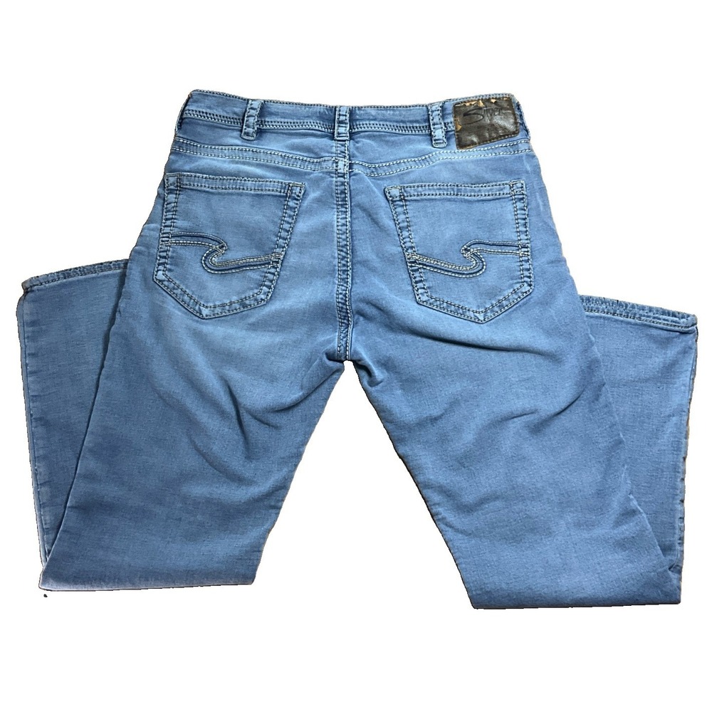 Silver Jeans Co Grayson Men's Jeans 36x32 Medium Wash Straight Denim